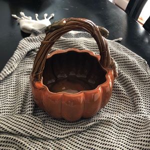 Pumpkin candy bowl